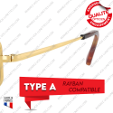 Branche pour Rayban Type A